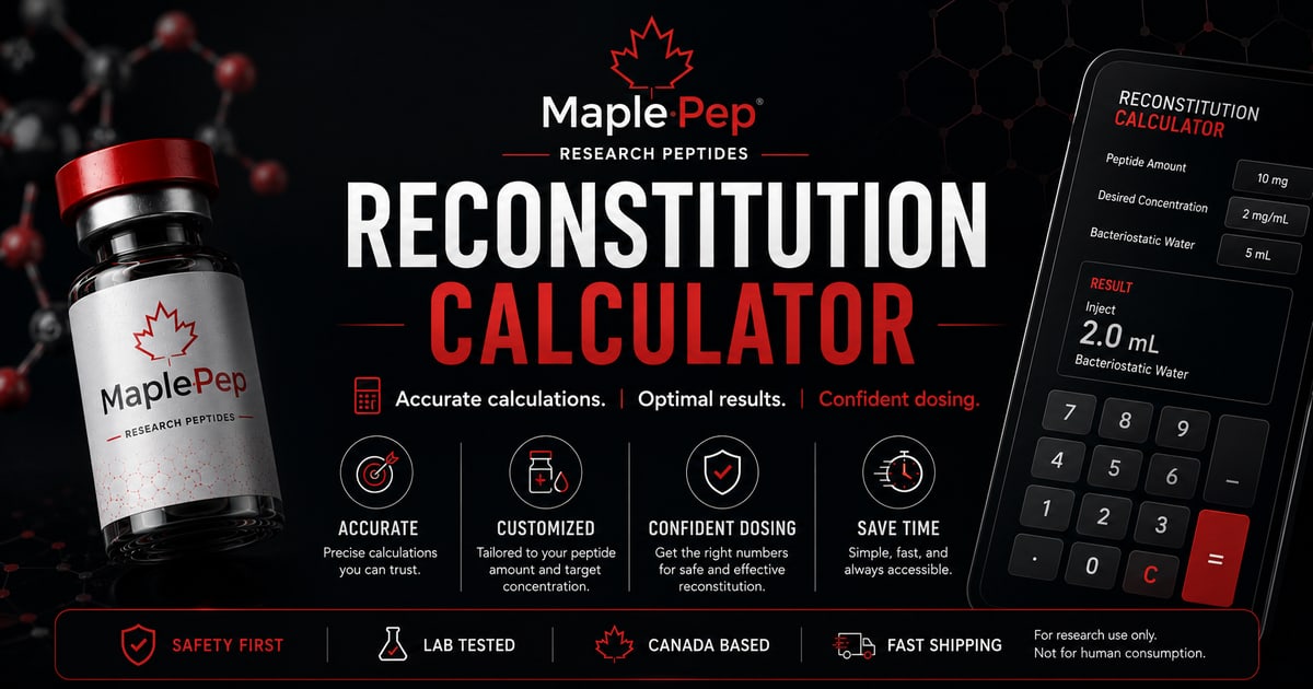 melanotan 2 reconstitution calculator Peptide Codex Peptide Reconstitution Calculator | Pepture