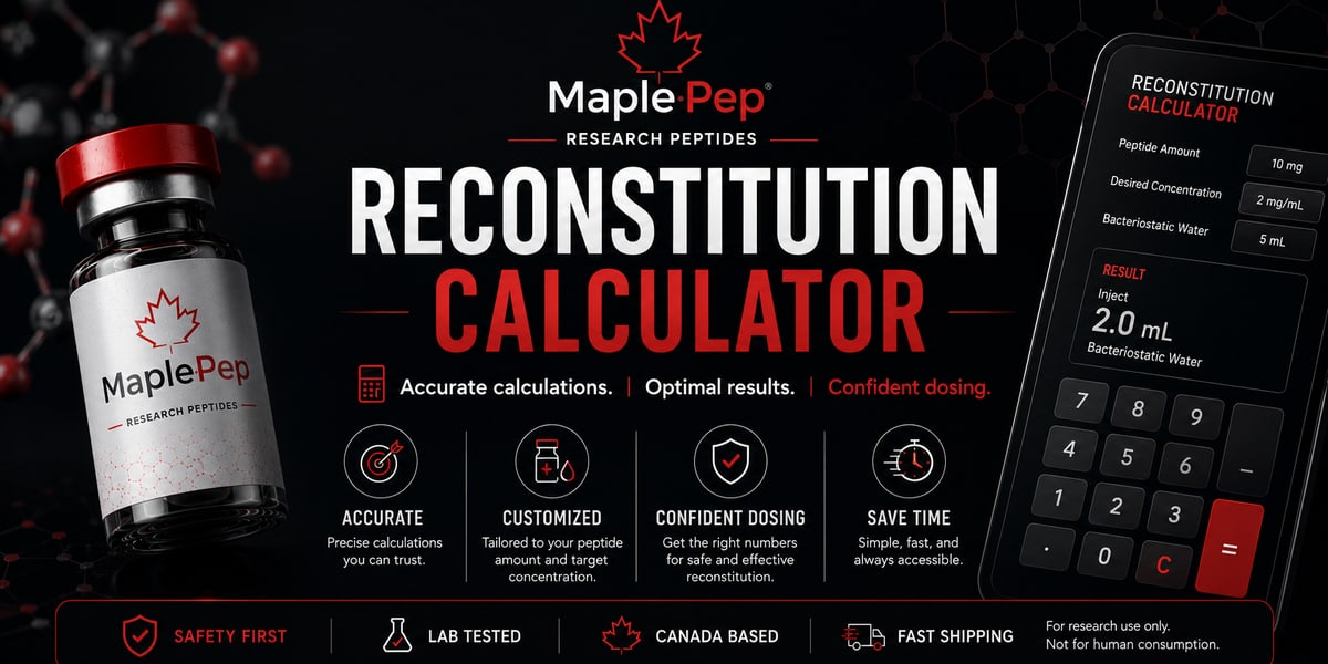 klow peptide reconstitution calculator Reconstitution Calculator